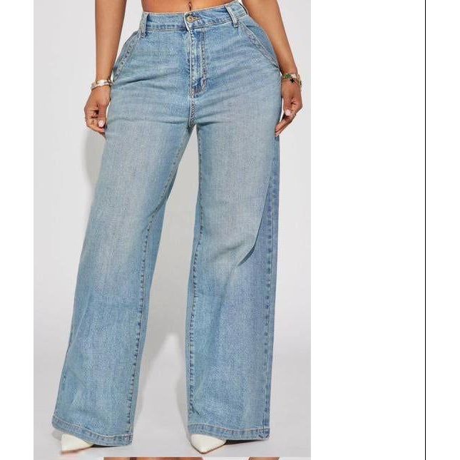 Wide Leg loose jeans.
