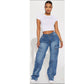 Stretch Straight Leg Cargo Jean.