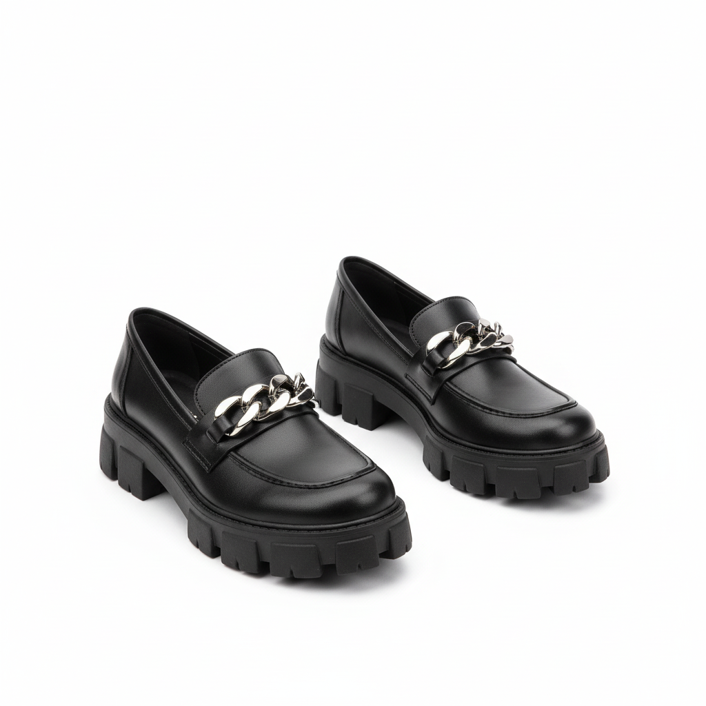 Thick Bottom Casual Loafers Shoes.