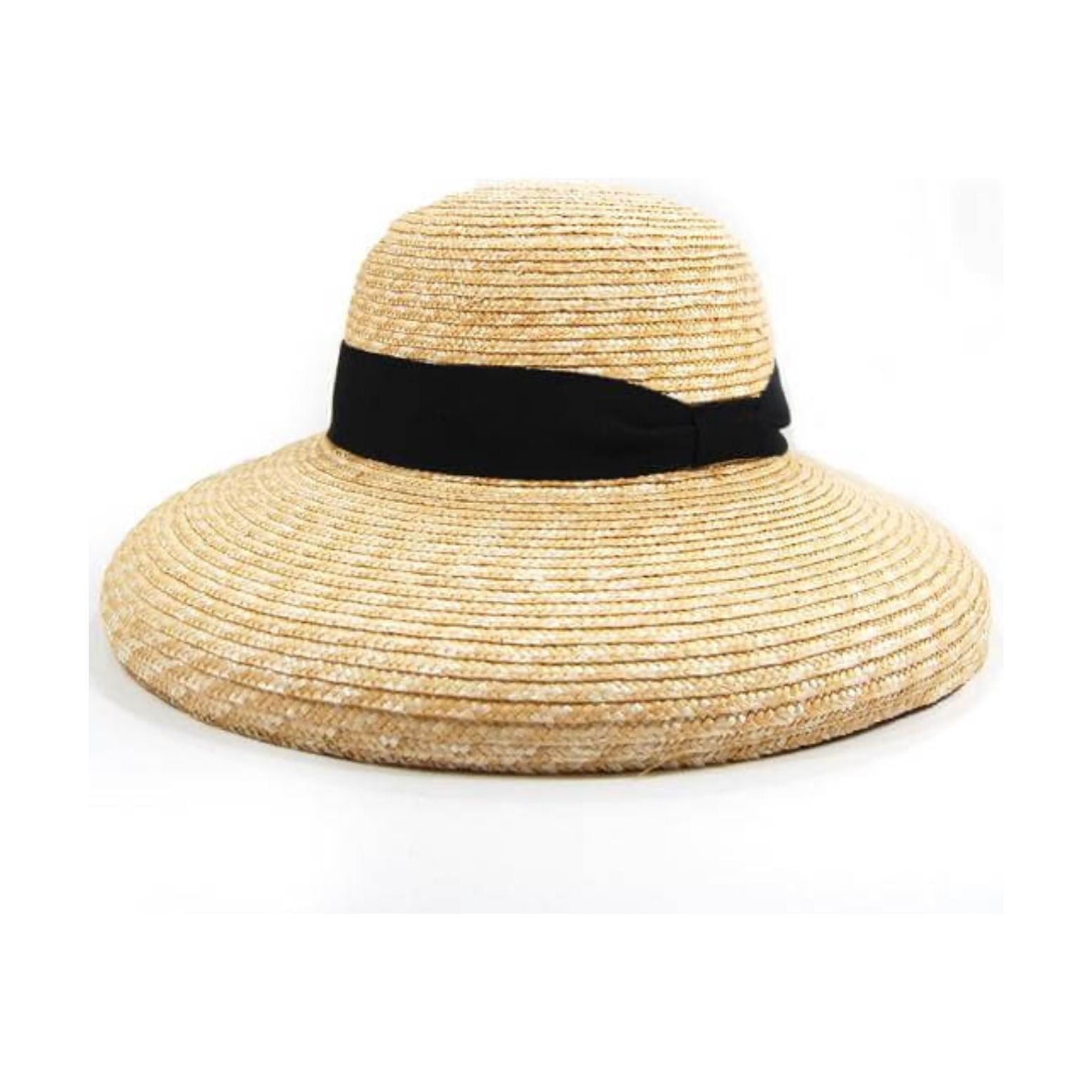 Natural Wheat Straw Summer Beach Hat.