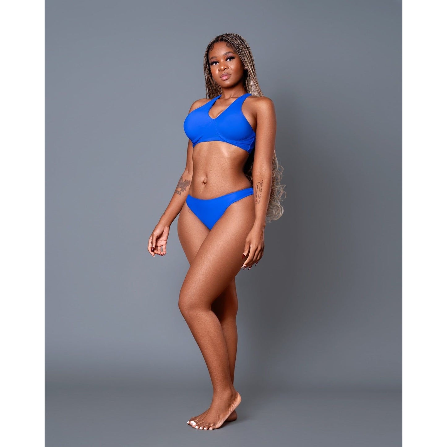 Top and Shorts Swim Bikini Set.