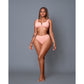 2-Piece v-drop Lingerie Swimwear Bikini Set.