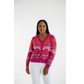 Geometric Knitted Cardigan.