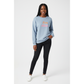 Round Neck Pullover Letter Printing Top Sweater.