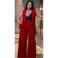 Sleeveless Two-piece Waistcoat Pants Set,