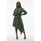 Curve Tropical Print Shirt Dress.