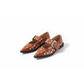 Metal Hardware Buckled Pointy Slingback Shoe.