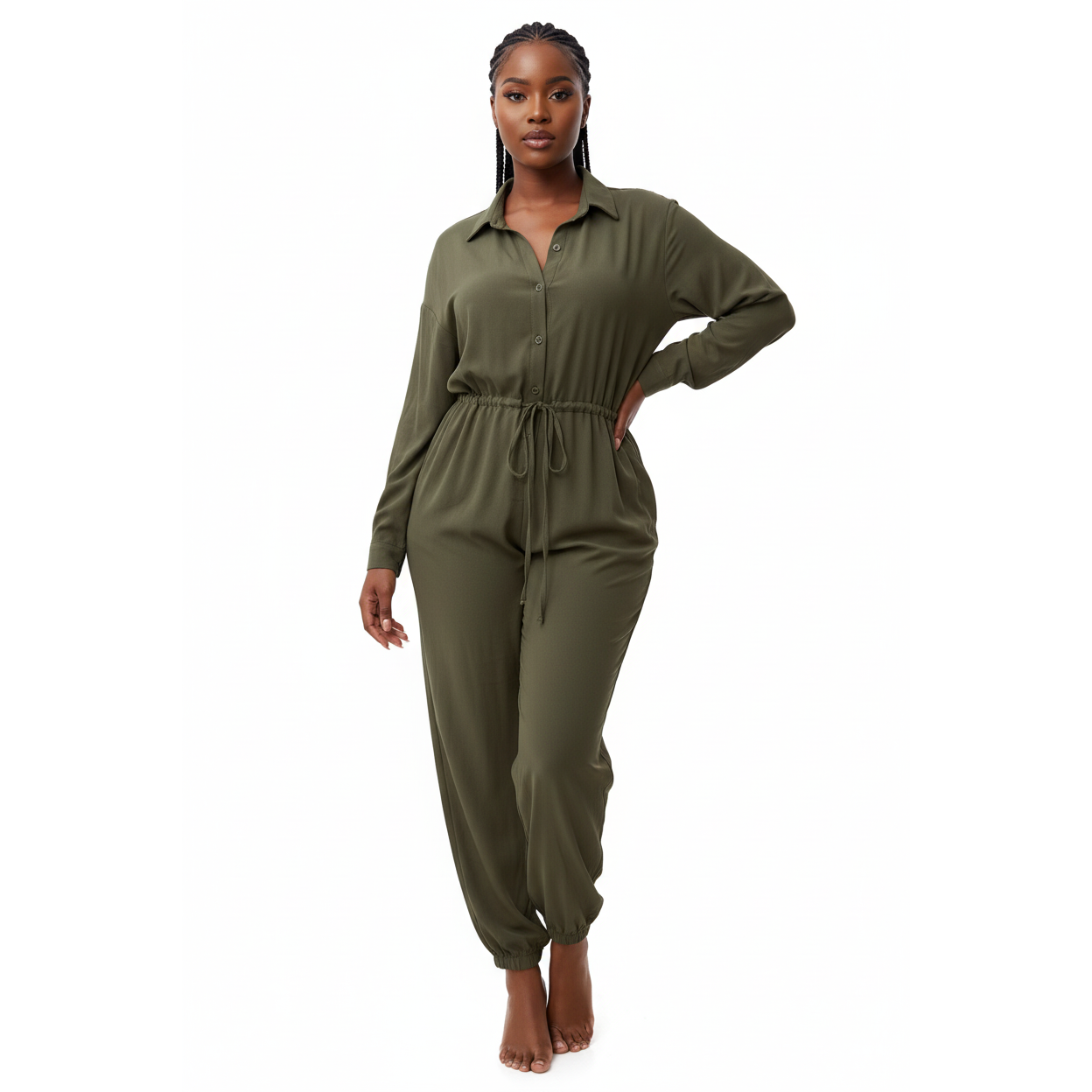 Sexy Cargo Style Jumpsuit
