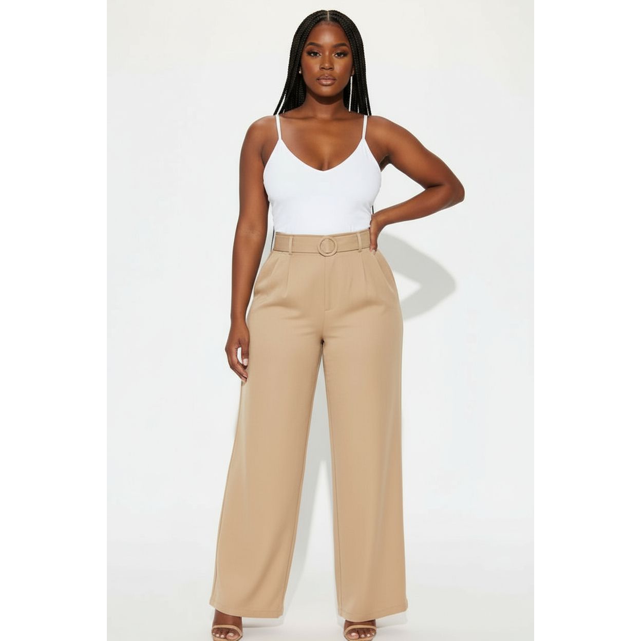 Women's High Waist Wide Leg Pants