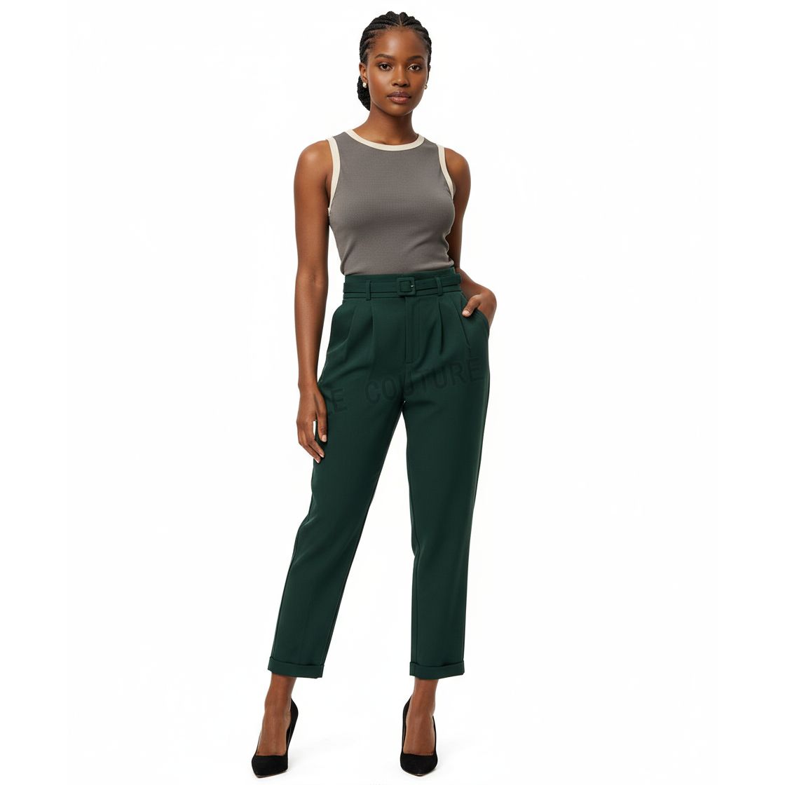 High Waist Wide Leg Quick-Dry Pants.