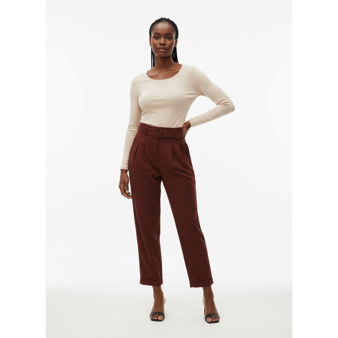 High Waist Wide Leg Quick-Dry Pants.