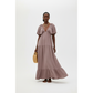 Ruffle Sleeve Maxi Dress