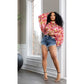 Sexy Chiffon Long Sleeve Top.