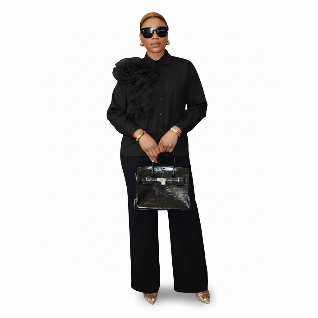 Loose Chic Button Down Shirt Dress