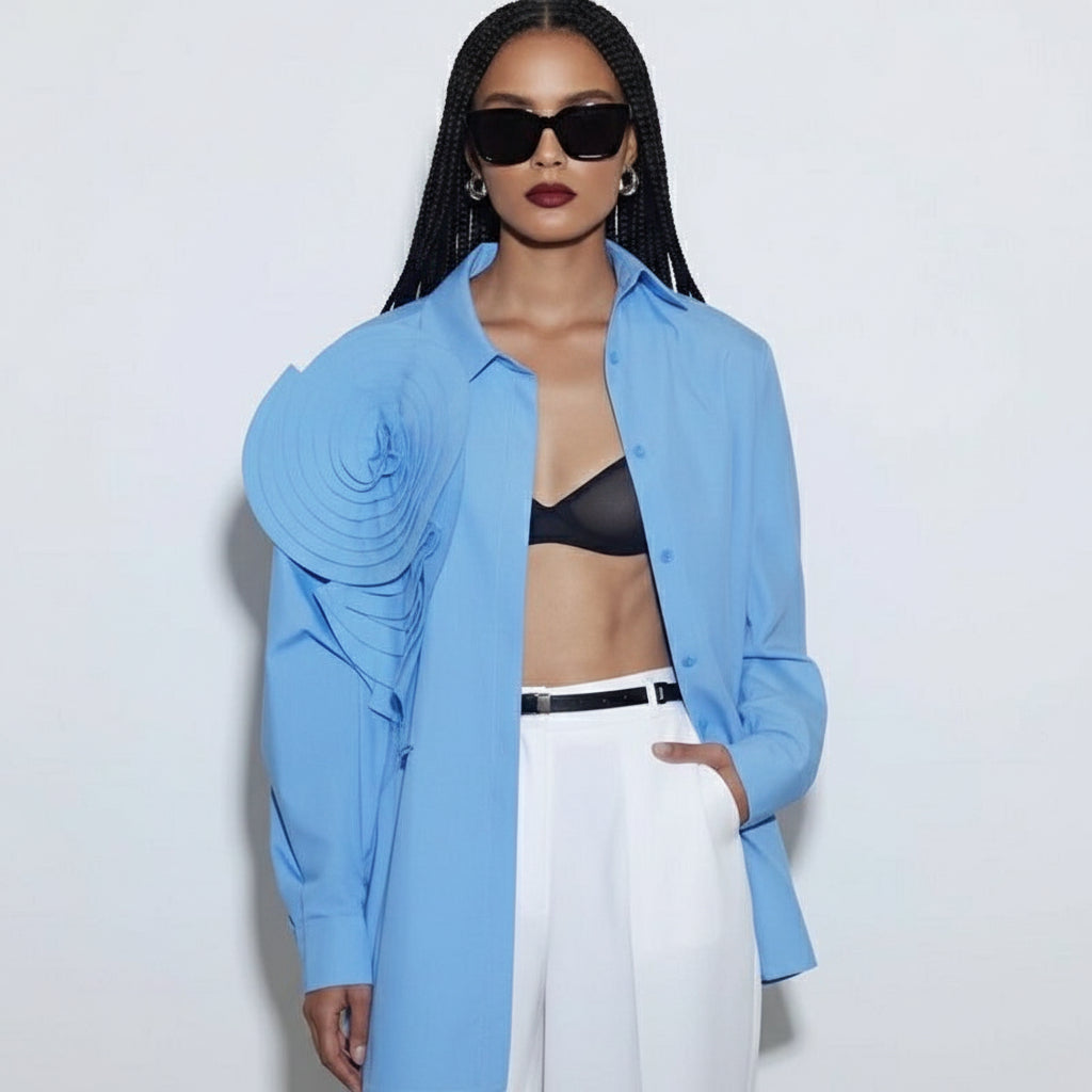 Loose Chic Button Down Shirt Dress