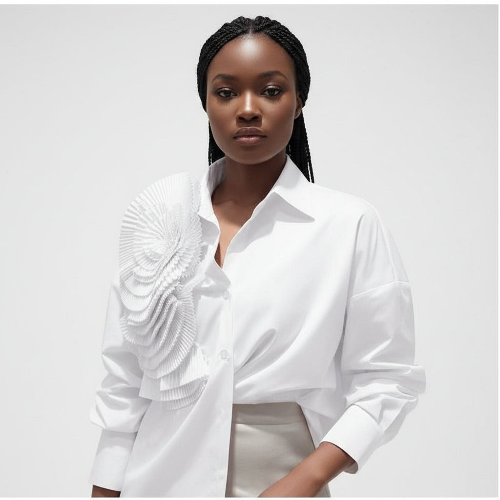 Loose Chic Button Down Shirt Dress