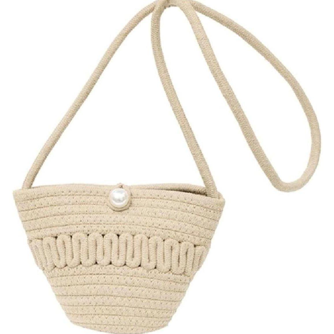 Soft Straw Beach  Crossbody Bag