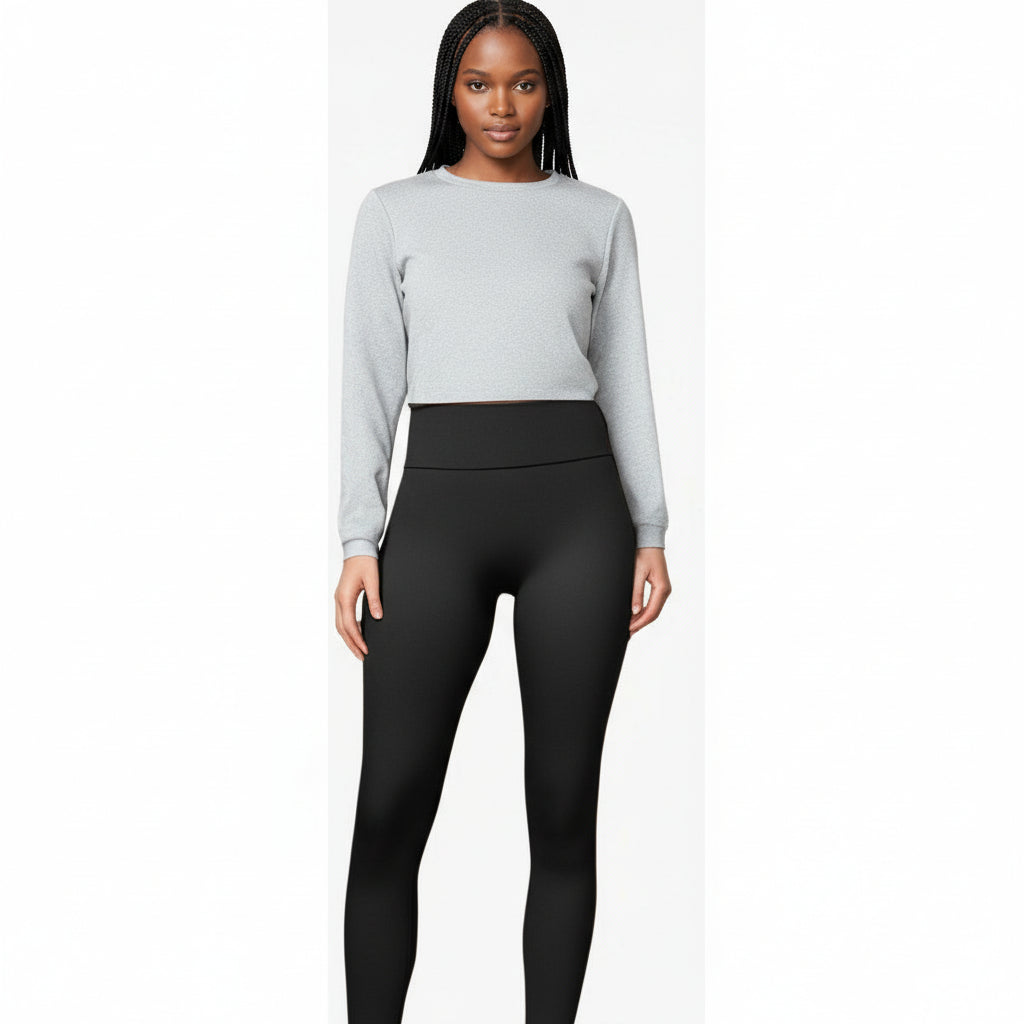 Plus Size High Rise Tummy Control Legging