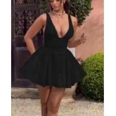 Short Cute Cocktail A-Line Mini Dress