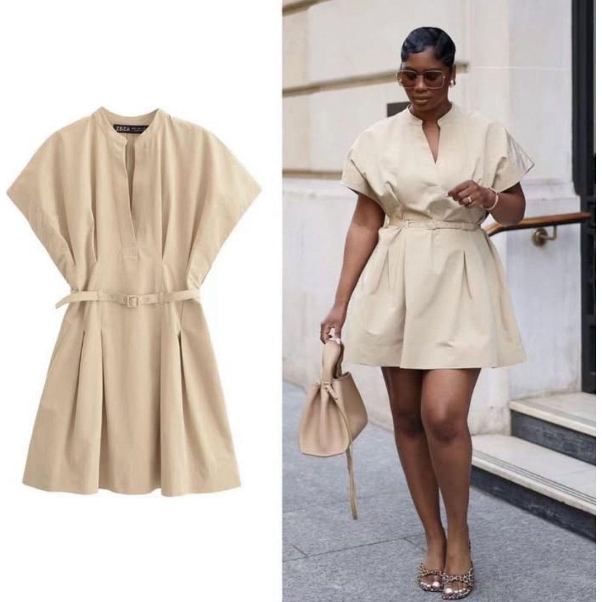 Summer Temperament Short Dress