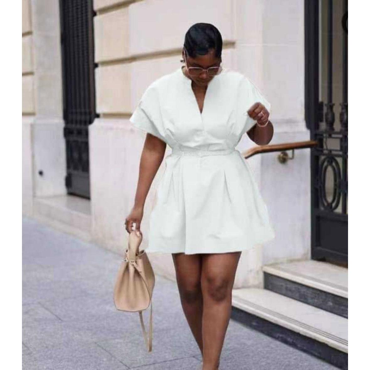 Summer Temperament Short Dress