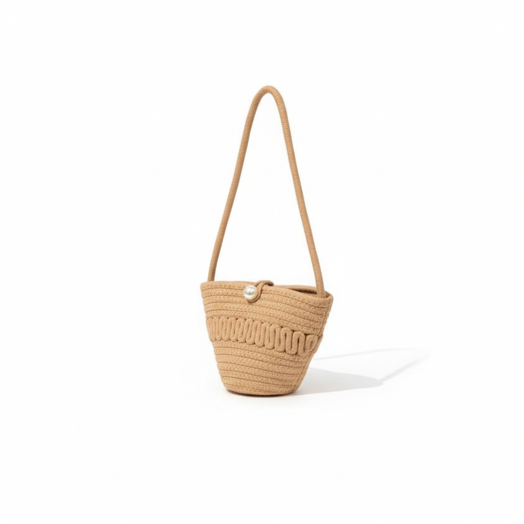 Soft Straw Beach  Crossbody Bag