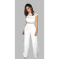 Ruffle Shirt & Wide Leg Pant 2 Piece Set