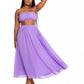 Sleeveless Sleeve Crop Top & Skirt Set.
