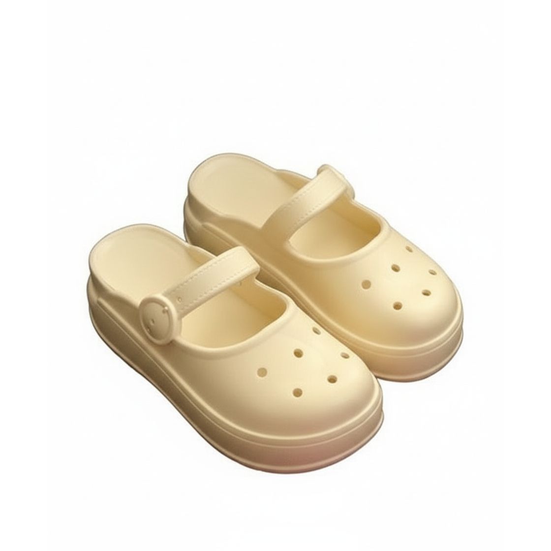 Slides Shoes Platform Holes Sandals