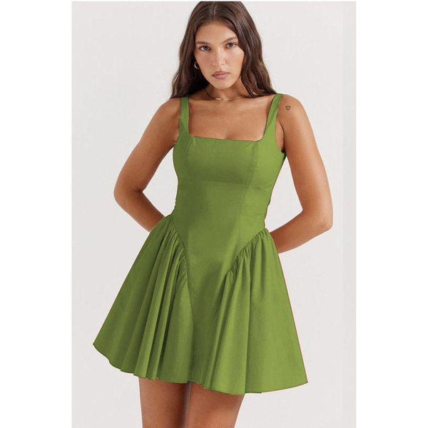 Sexy Knee-Length Swing Party Mini Dress. – YELLOW SUB TRADING