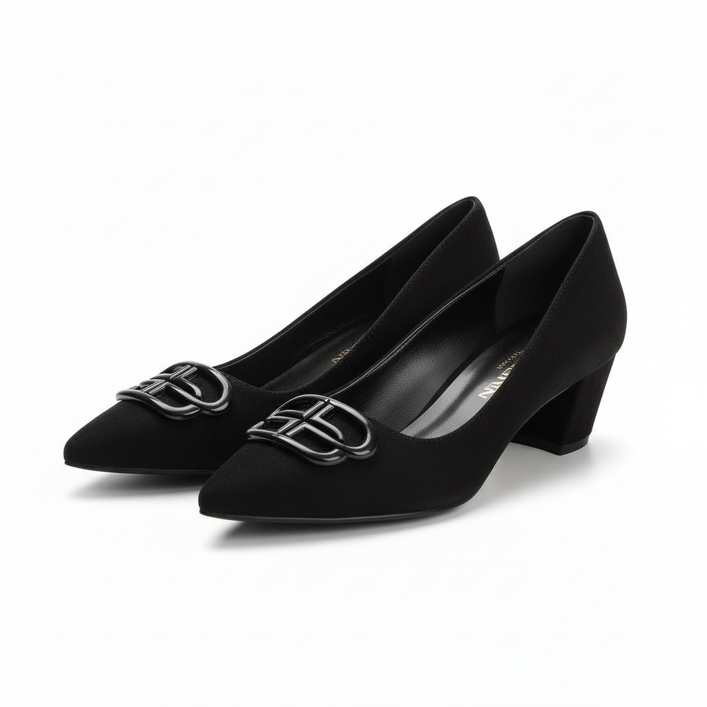 Vintage Red Bottom Think High Heel