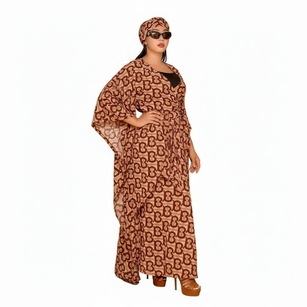 Dashiki Caftan Bubu Sexy Maxi Dress