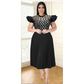 Plus Size Elegant Formal Pleated Dress