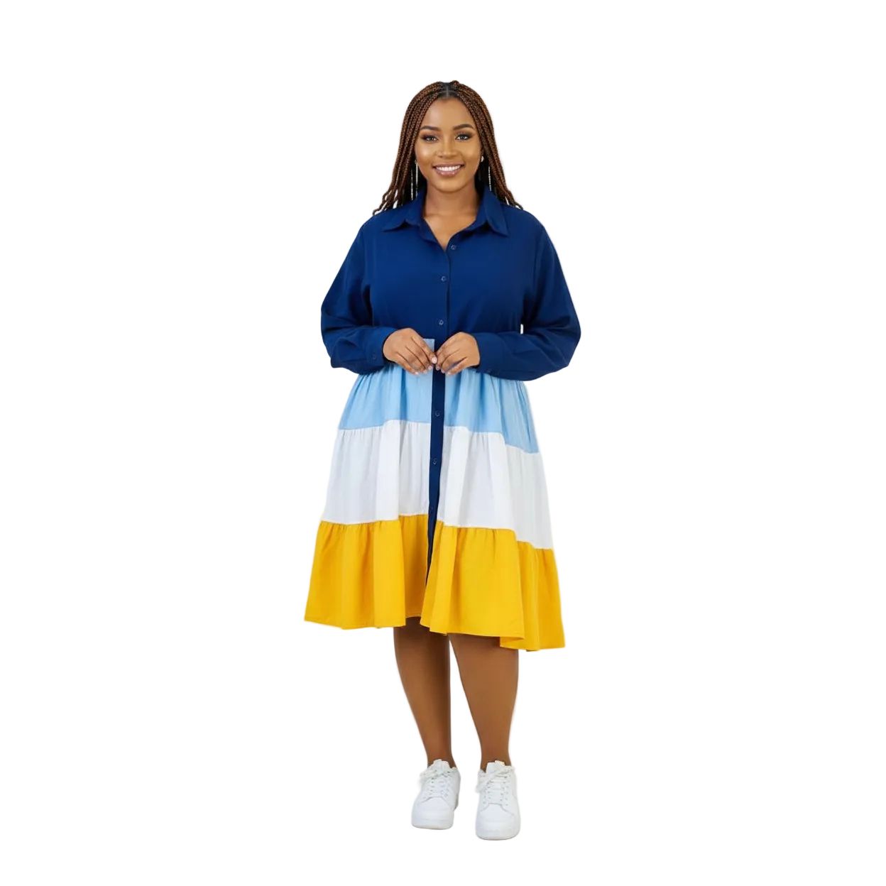 Sexy Babydoll Midi Dress