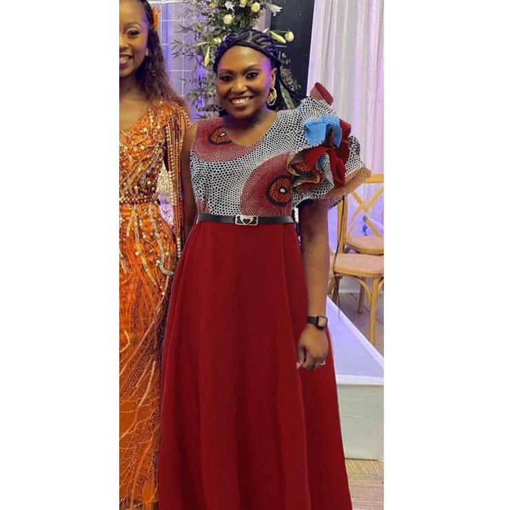 African Beauty Floral flower Dress.