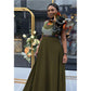 African Beauty Floral flower Dress.