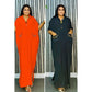 Plus Size Women's Solid Color Simple Daily Dress