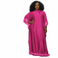 Dashiki Robe Abaya Patchwork Maxi Dress