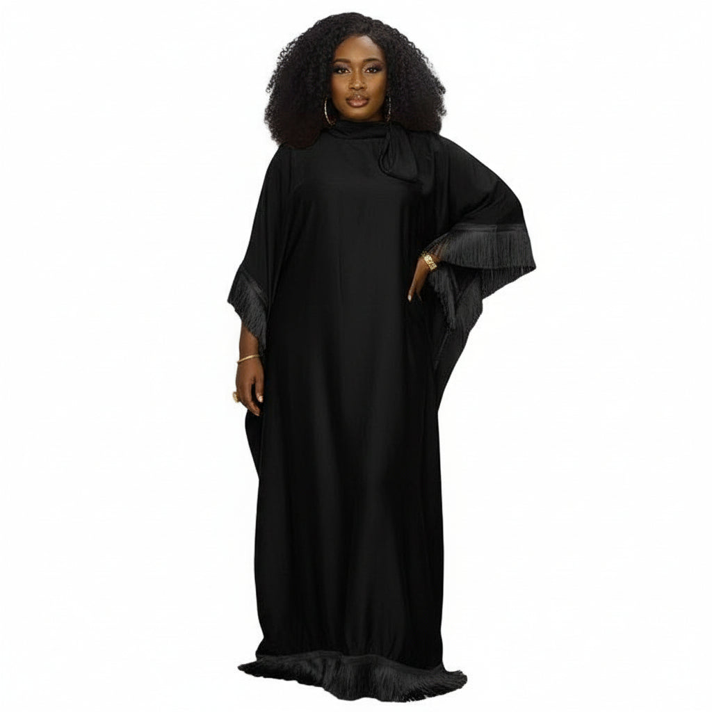 Dashiki Robe Abaya Patchwork Maxi Dress