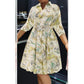 Floral Elegant Printed Half Sleeve Daily Wear Dress