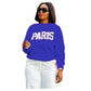 Round Neck Paris France Gift Sweatshirt Top.
