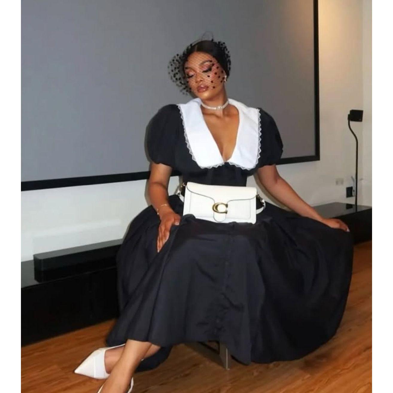 Fashion Chic Short Sleeve Midi Dress