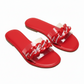 Fashion Chain Decoration Colorful Candy Slides Sandals