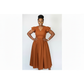 Elegant Black V-Neck Ruffle Sleeve Pleated Midi Dress