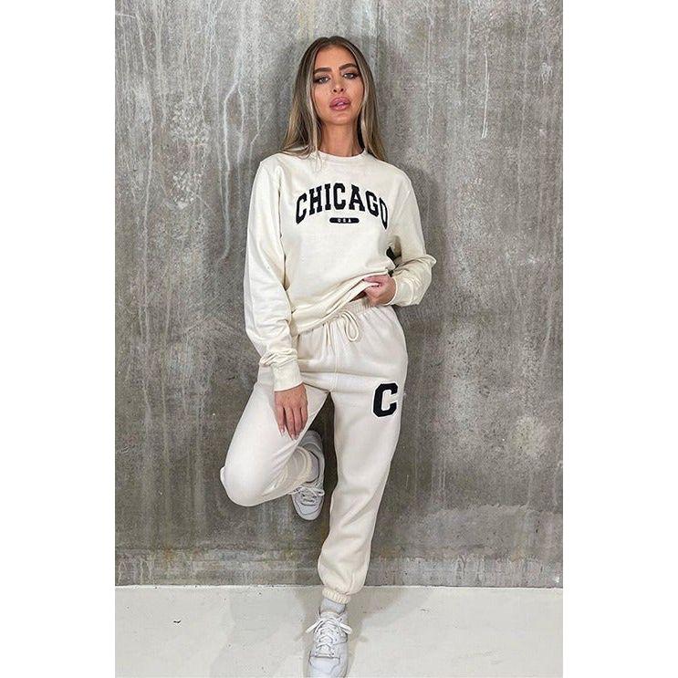 Tracksuit Pants & Baseball Jacket 2 Piece Set.