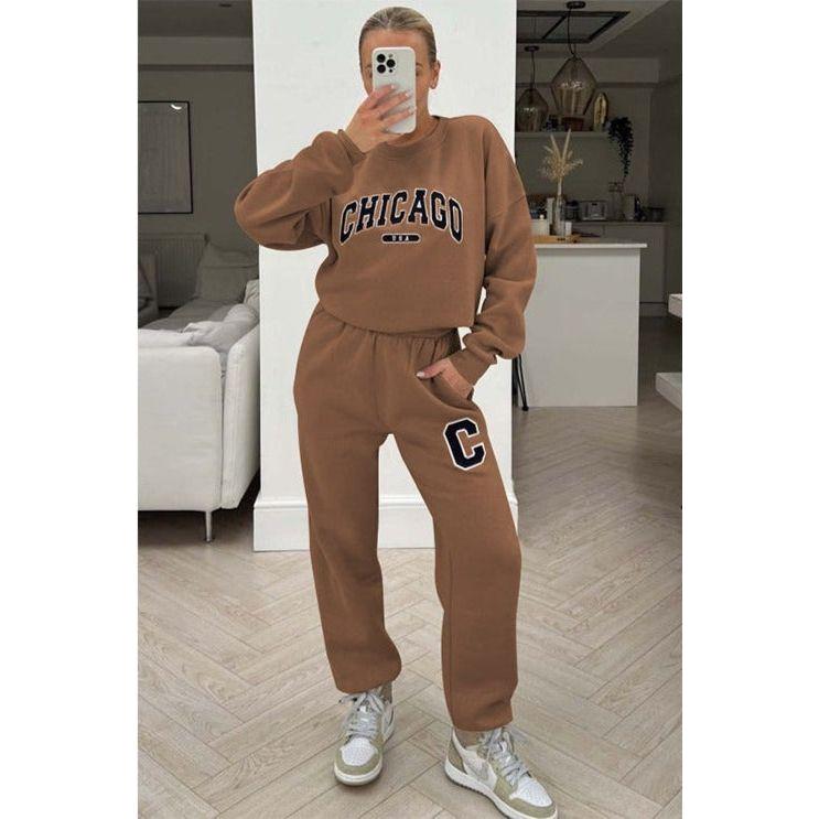 Tracksuit Pants & Baseball Jacket 2 Piece Set.