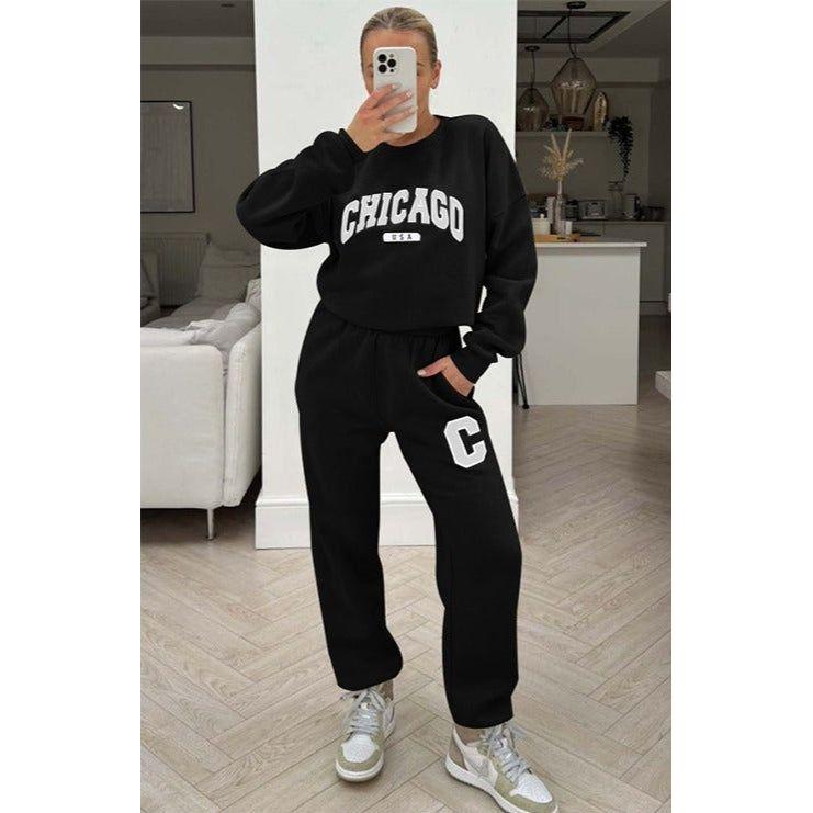 Tracksuit Pants & Baseball Jacket 2 Piece Set.