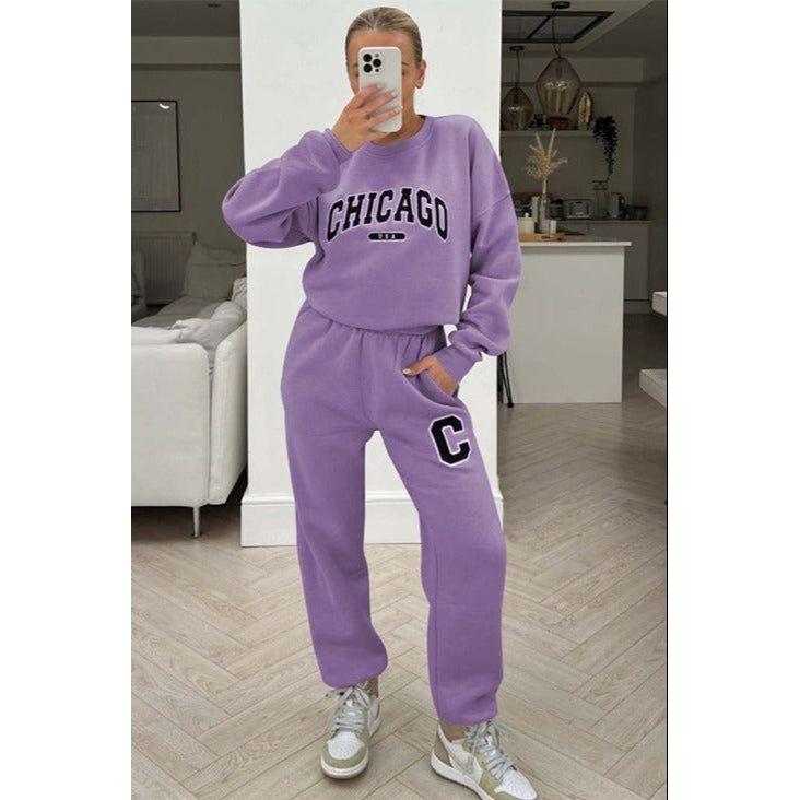 Tracksuit Pants & Baseball Jacket 2 Piece Set.