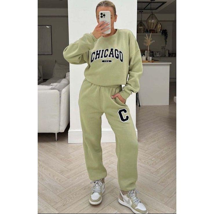 Tracksuit Pants & Baseball Jacket 2 Piece Set.