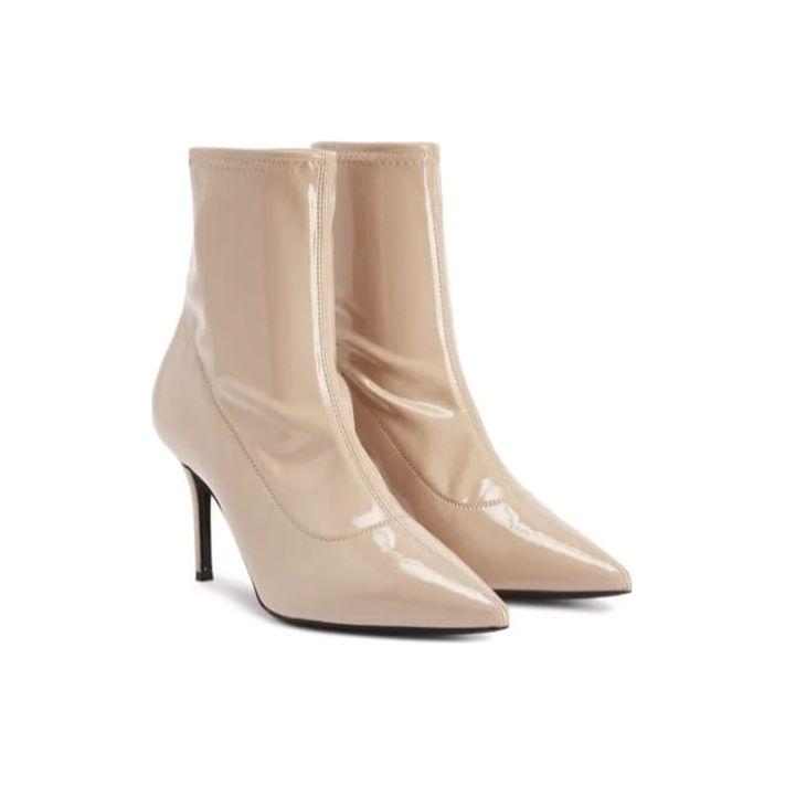 Pointed Toe Stiletto Ankle Boots